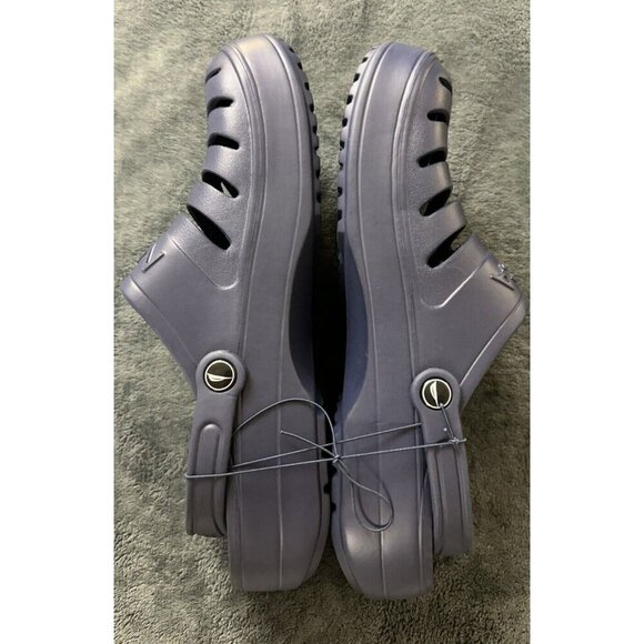 Nautica River Edge Blue Navy Rubber Clogs Loafers Men's Size 12 KM3391 - Picture 10 of 14